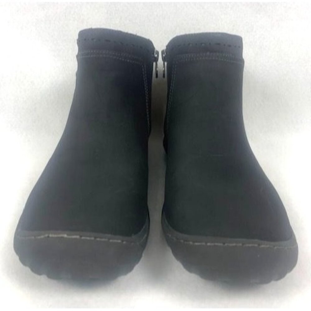 JBU Jambo Juno Women's Black Leather Ankle Booties with Side Zippers Size‎ 11M